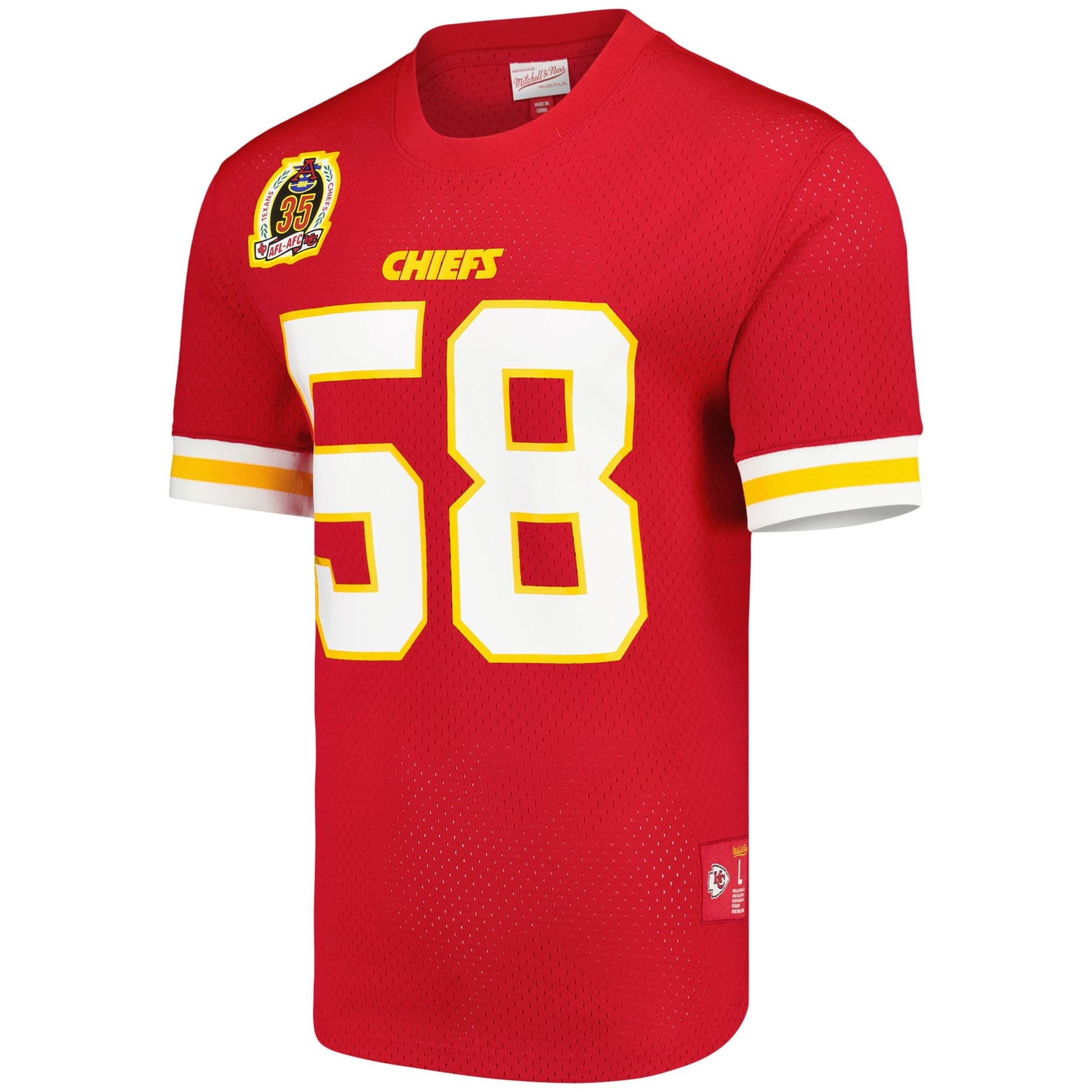 Kansas City Chiefs Mesh Crew football jersey product view 2