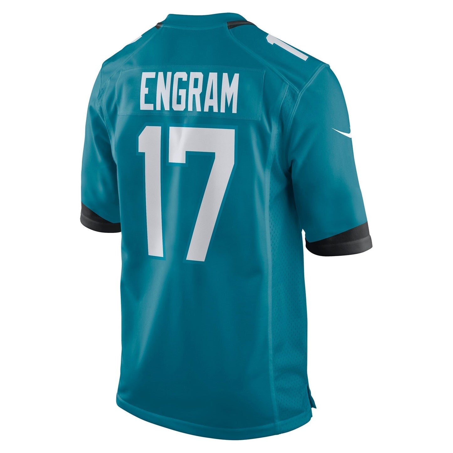 Evan Engram Jacksonville Jaguars Game Jersey - Teal football jersey product view 3