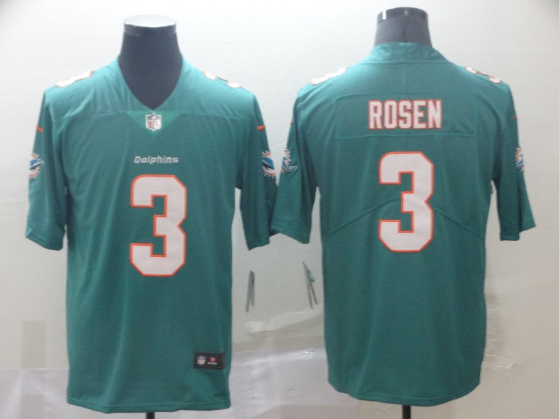 Men's Miami Dolphins Josh Rosen Green Game Jersey football jersey product view 1