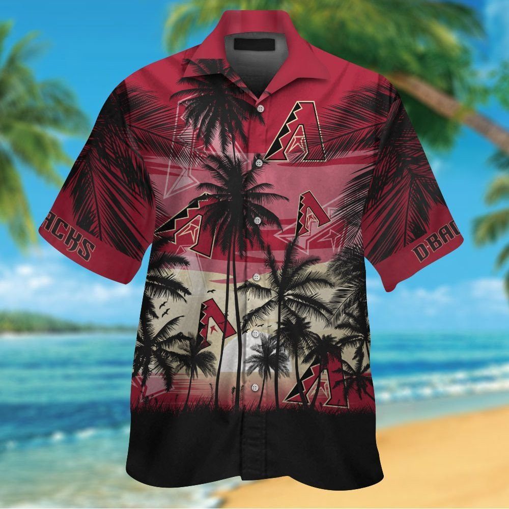 Diamondbacks Arizona Tropical Hawaiian Short Sleeve Elegance Shirt Design Unisex T-shirt, Sweatshirt, Hoodie, Long Sleeve Tee - T-Shirt, Sweatshirt, Hoodie