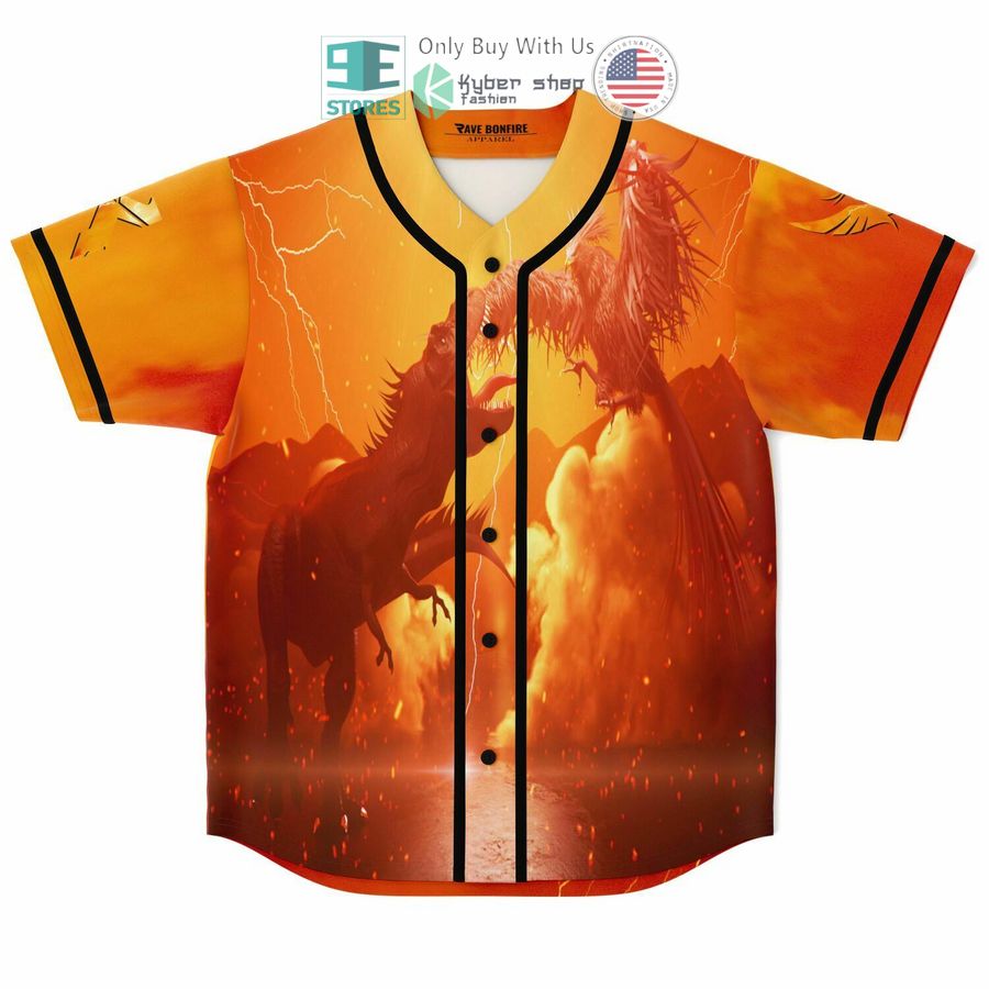 BEST Dinosaur Phoenix orange Baseball Jersey Unisex T-shirt, Sweatshirt, Hoodie, Long Sleeve Tee - T-Shirt, Sweatshirt, Hoodie