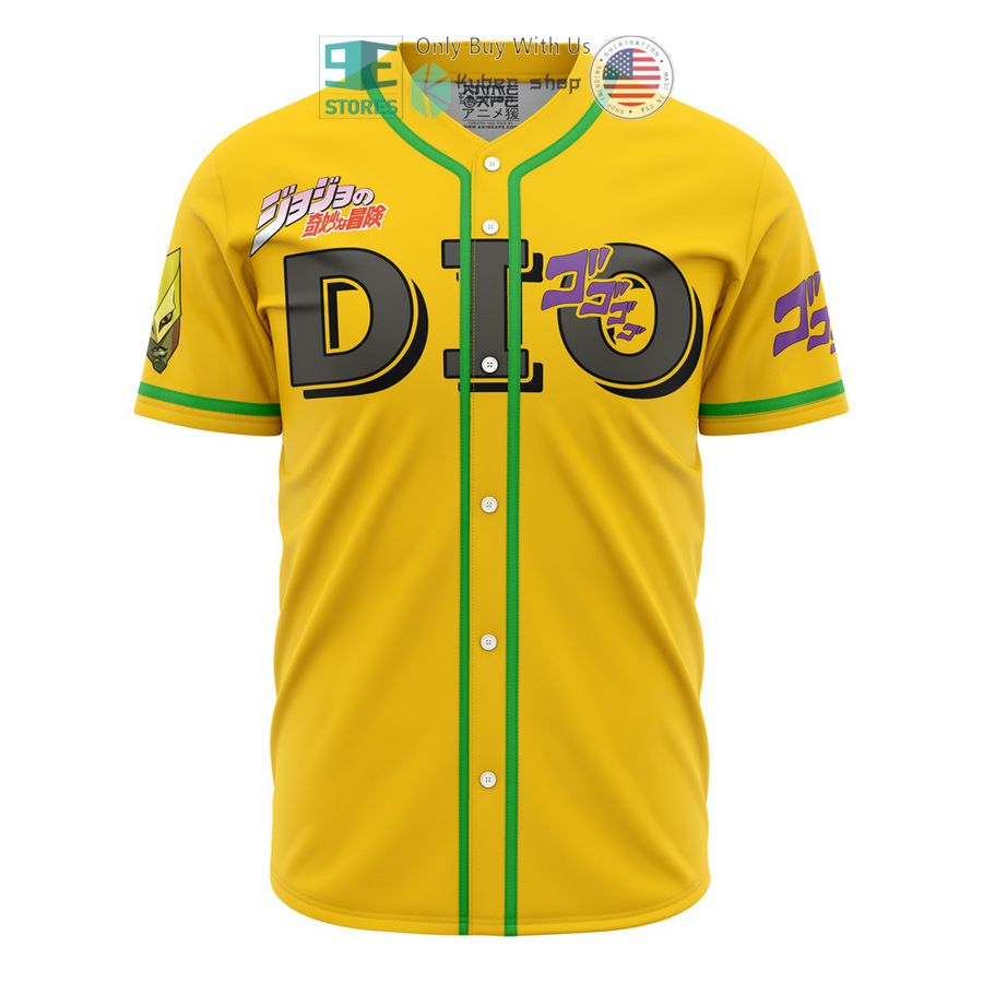 BEST Dio Jojo's Bizarre Adventure Baseball Jersey Unisex T-shirt, Sweatshirt, Hoodie, Long Sleeve Tee - T-Shirt, Sweatshirt, Hoodie