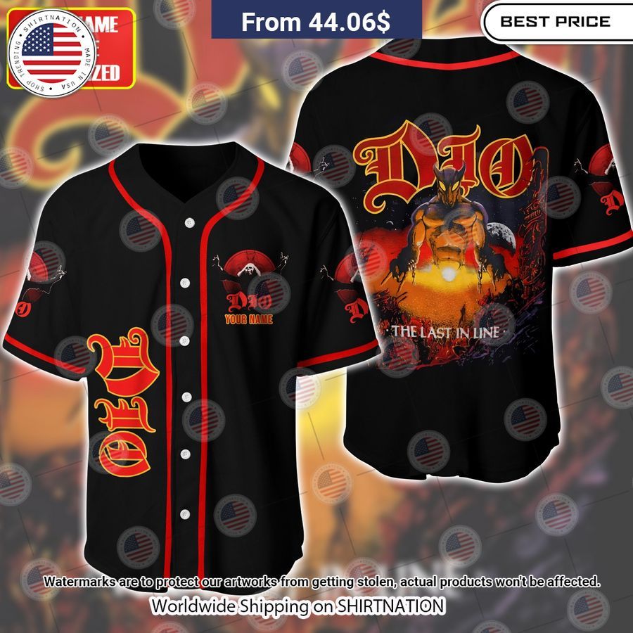 Dio The Last in Line Baseball Jersey Unisex T-shirt, Sweatshirt, Hoodie, Long Sleeve Tee - T-Shirt, Sweatshirt, Hoodie