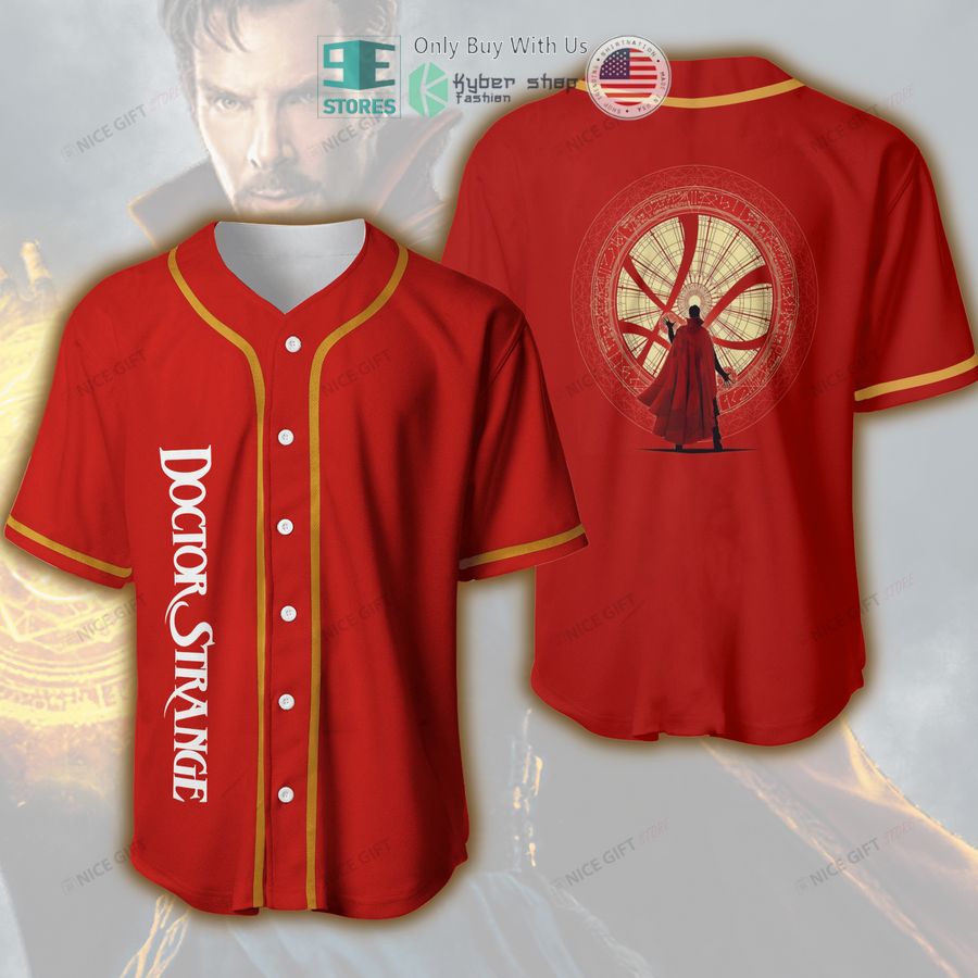 BEST Doctor Strange red Baseball Jersey Unisex T-shirt, Sweatshirt, Hoodie, Long Sleeve Tee - T-Shirt, Sweatshirt, Hoodie