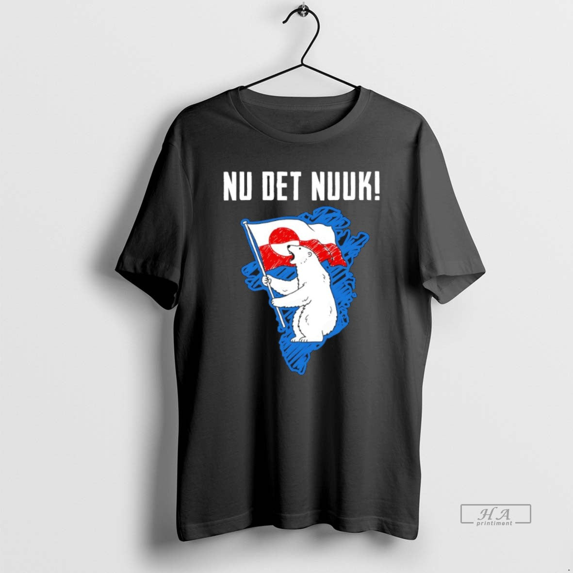 Official Pvjmzupa Nu Det Nuuk Hands Off Greenland Polar Bear Flag T-Shirts, Hoodie, Sweatshirt - T-Shirt, Sweatshirt, Hoodie