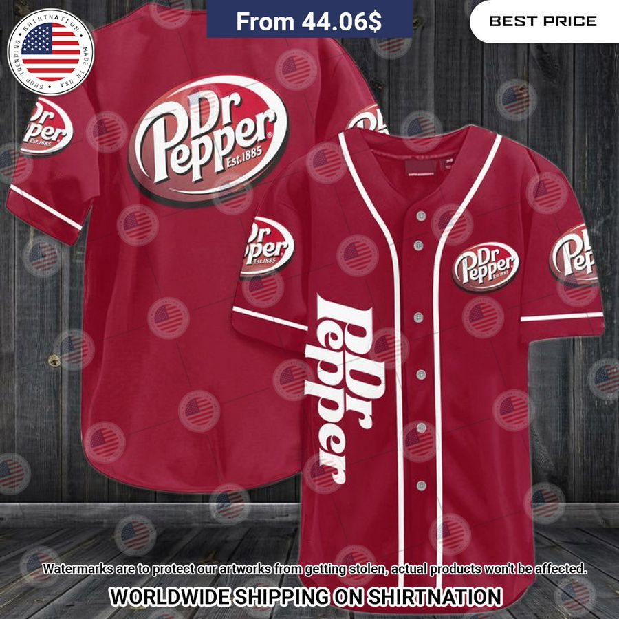Dr Pepper Baseball Shirt Unisex T-shirt, Sweatshirt, Hoodie, Long Sleeve Tee - T-Shirt, Sweatshirt, Hoodie