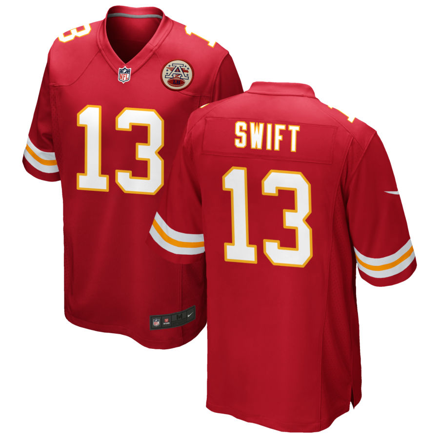 Taylor Swift Lucky 13 Kansas City Chiefs Jersey football jersey product view 1