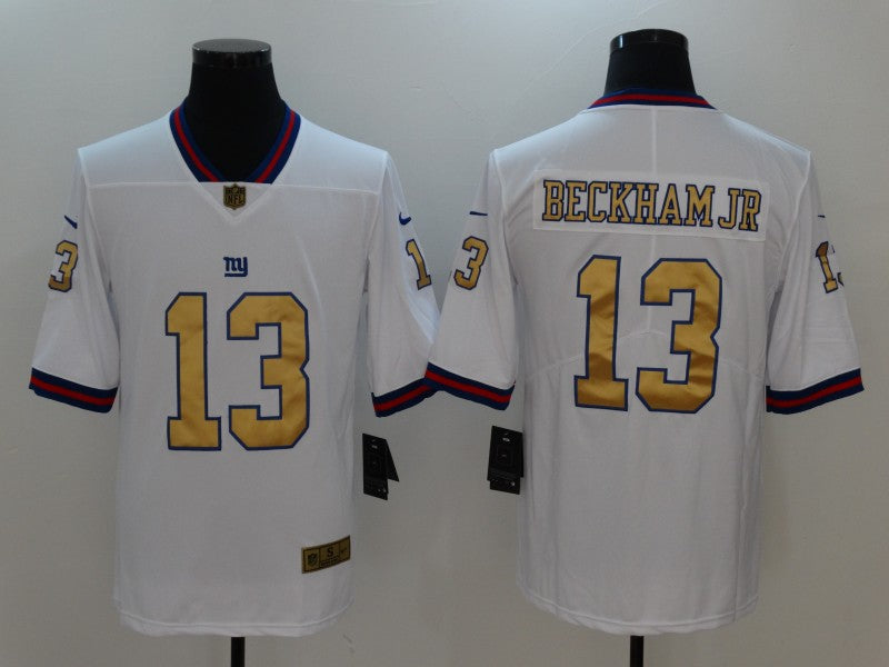 Men's New York Giants Odell Beckham Jr. #13 White Player Game Jersey1 football jersey product view 1
