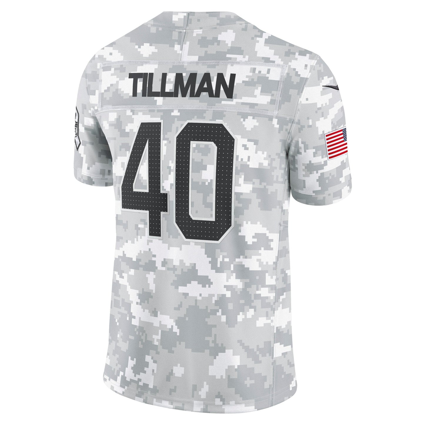 Pat Tillman Arizona Cardinals 2024 Salute to Service Retired Limited Jersey - Arctic Camo football jersey product view 3