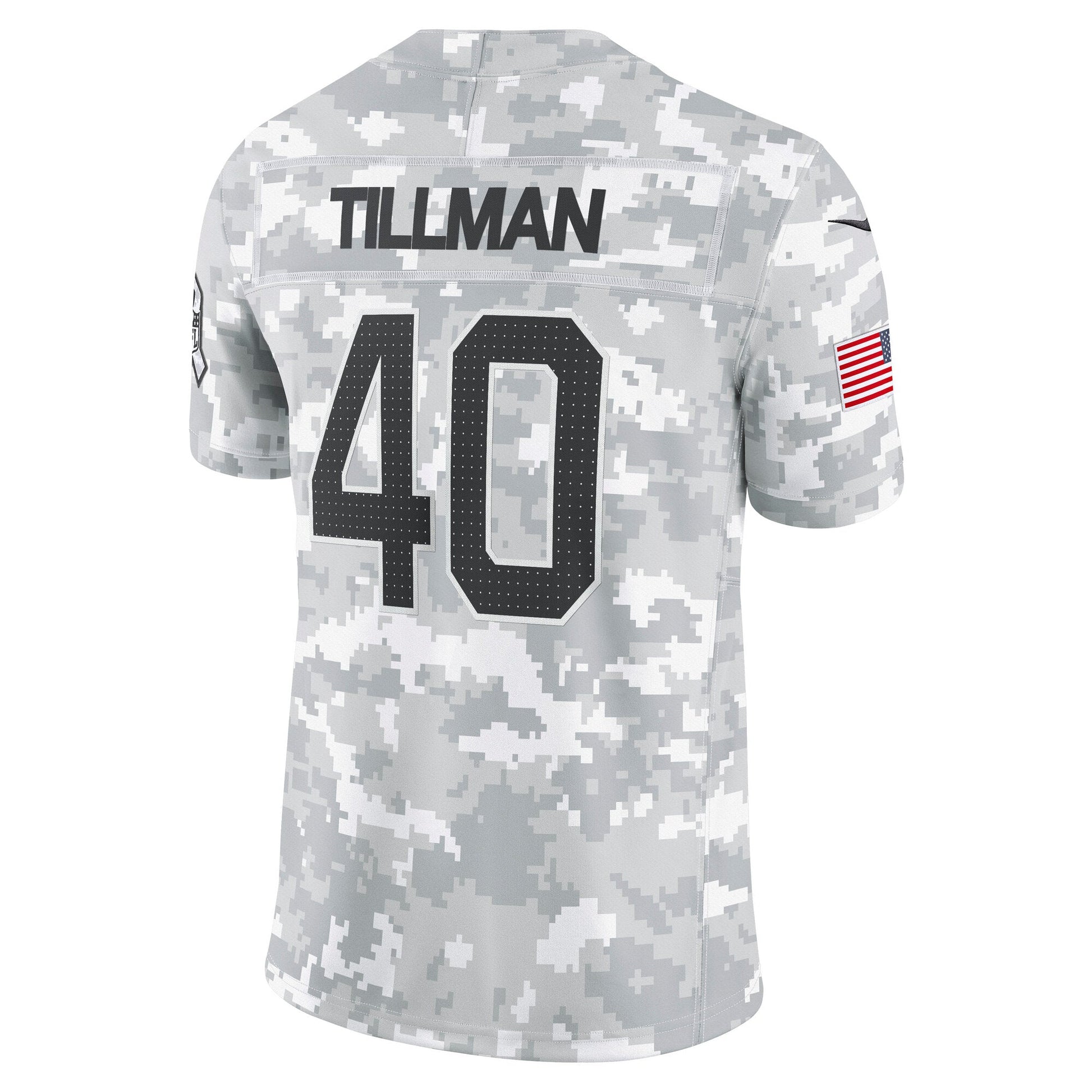 Pat Tillman Arizona Cardinals 2024 Salute to Service Retired Limited Jersey - Arctic Camo football jersey product view 3