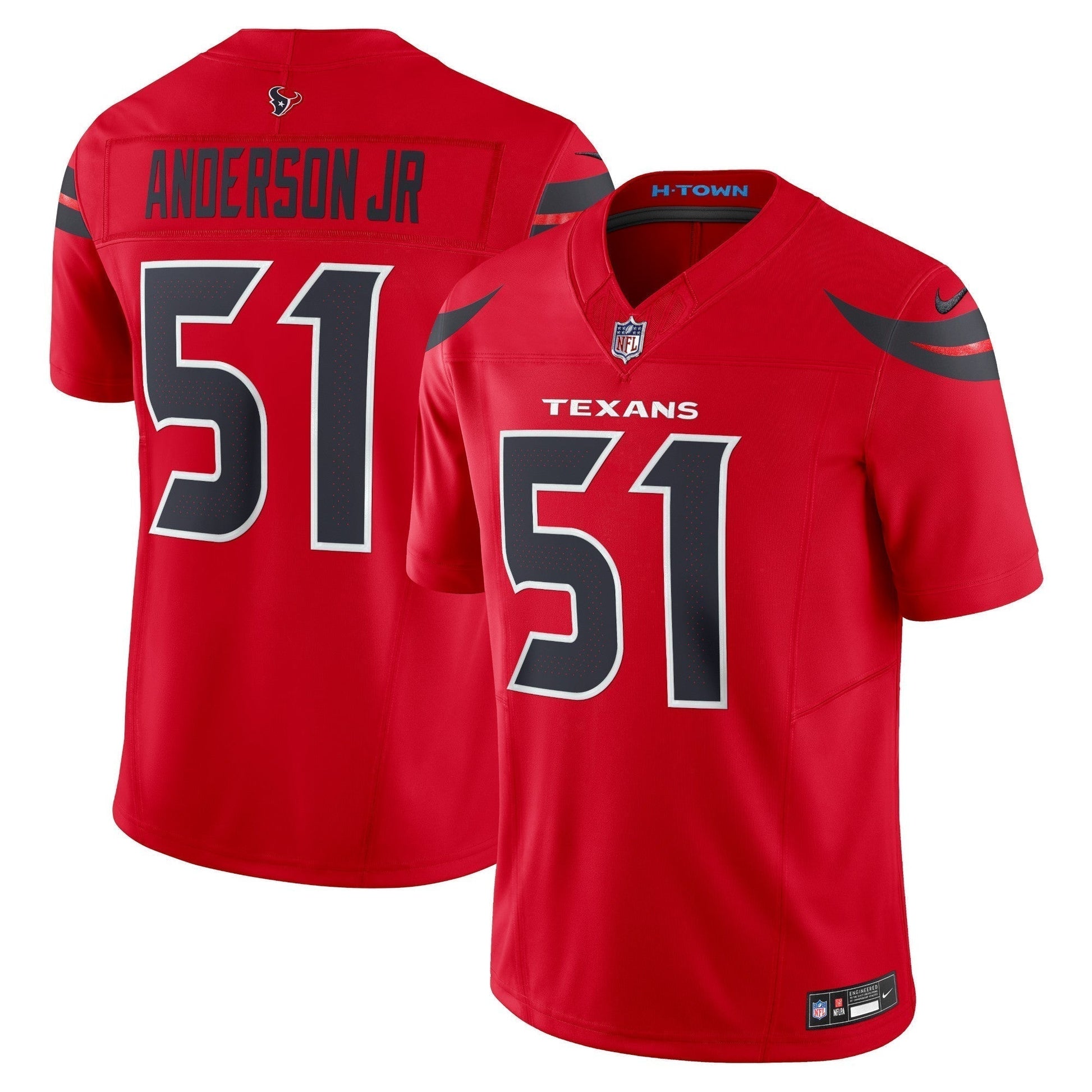 Will Anderson Jr. Houston Texans Alternate Vapor F.U.S.E. Limited Jersey - Red football jersey product view 1