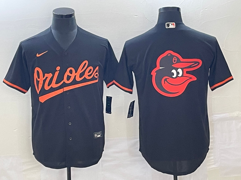 Men's Baltimore Orioles Black Alternate Replica Player Jersey baseball jersey product view 1