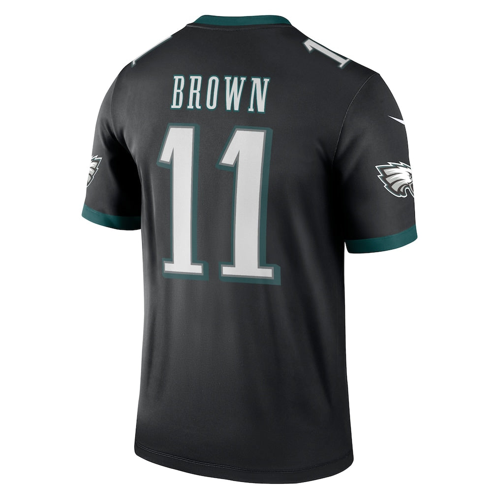 P.Eagles #11 A.J. Brown Black Legend Player Performance Top Jersey football jersey product view 1