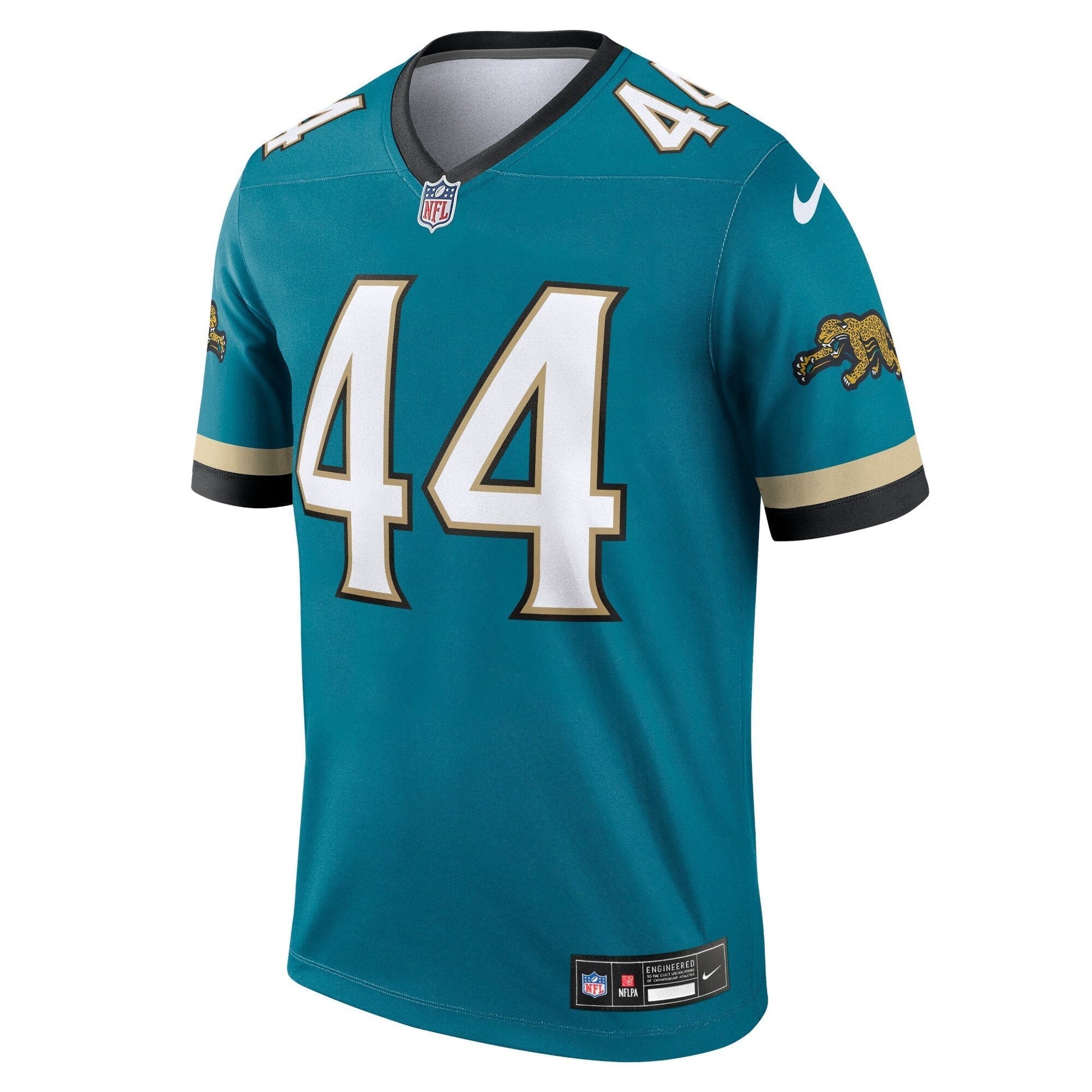Travon Walker Jacksonville Jaguars Prowler Throwback Legend Jersey - Teal football jersey product view 2