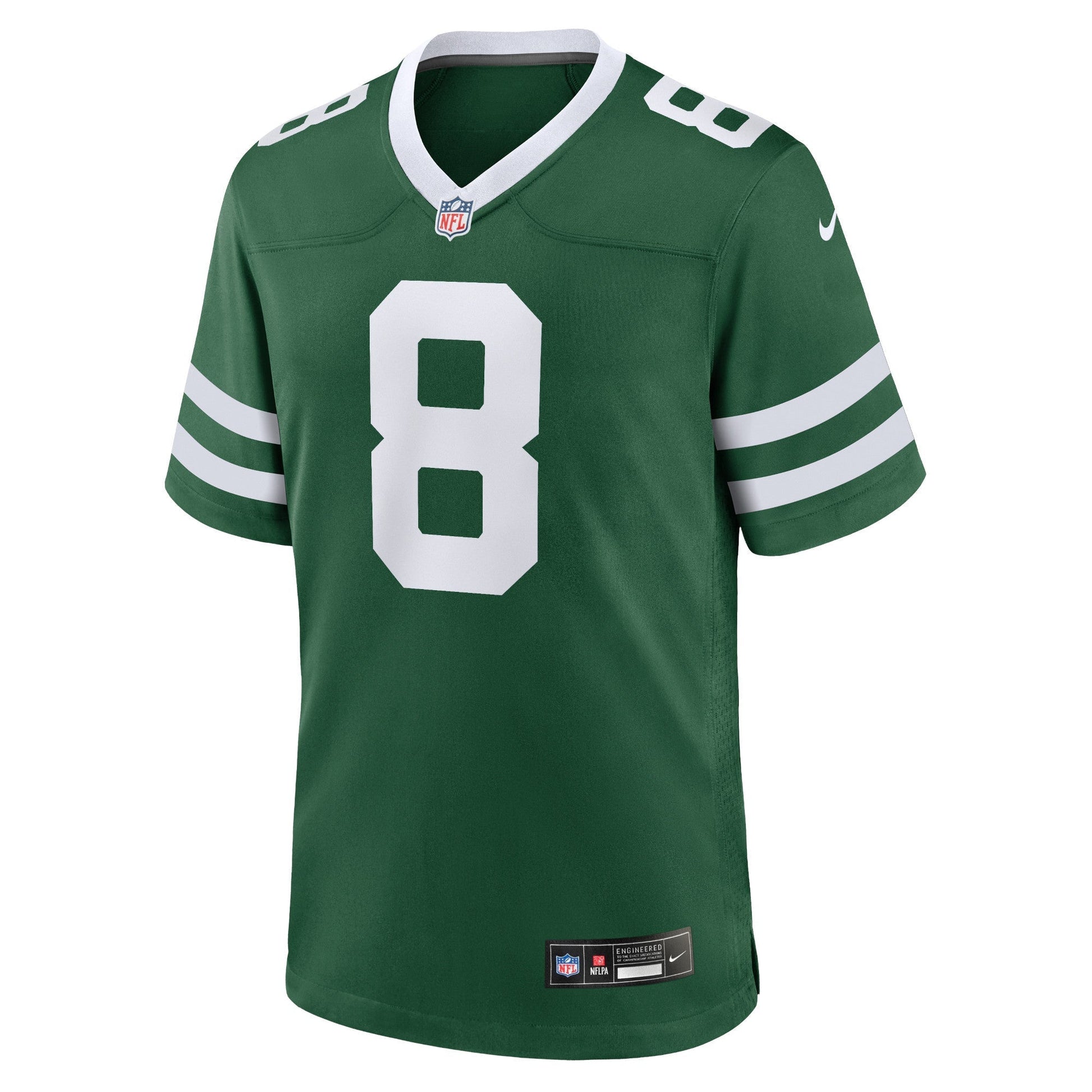 Aaron Rodgers New York Jets Game Jersey - Legacy Green football jersey product view 2