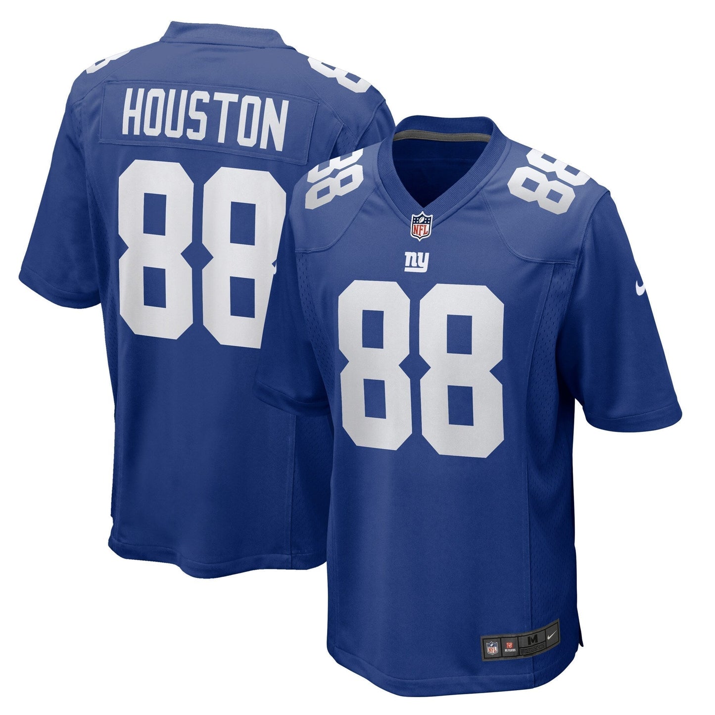 Dennis Houston New York Giants Game Jersey - Royal football jersey product view 1