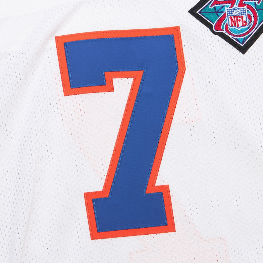 Men's John Elway White Denver Broncos 1994 Jersey football jersey product view 3