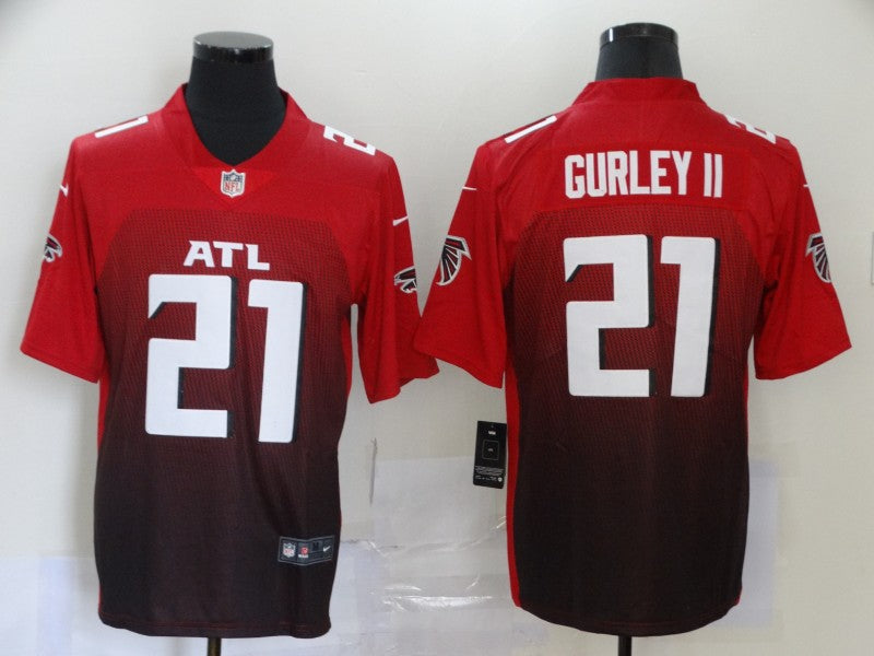 Men's Atlanta Falcons Todd Gurley II Red 2nd Alternate Game Jersey football jersey product view 1