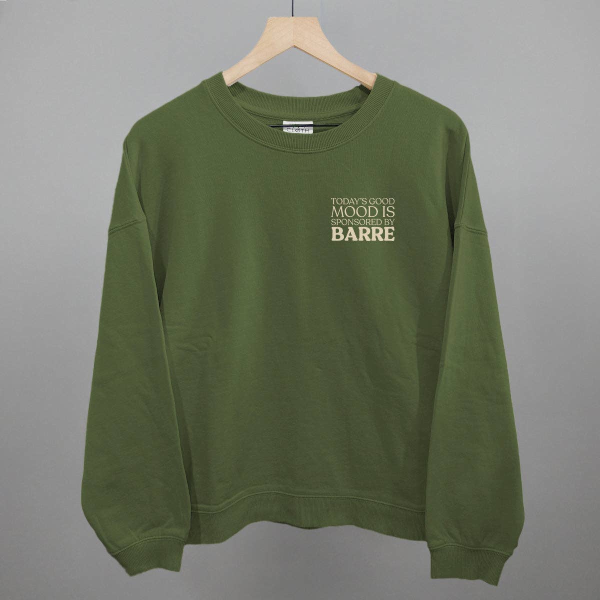 Good Mood Sponsored By Barre (Left Chest) Unisex T-shirt, Sweatshirt, Hoodie, Long Sleeve Tee - T-Shirt, Sweatshirt, Hoodie