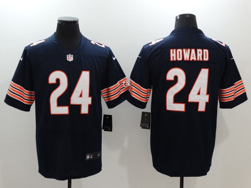 Men's Chicago Bears Jordan Howard Navy Game Player Jersey basketball jersey product view 1