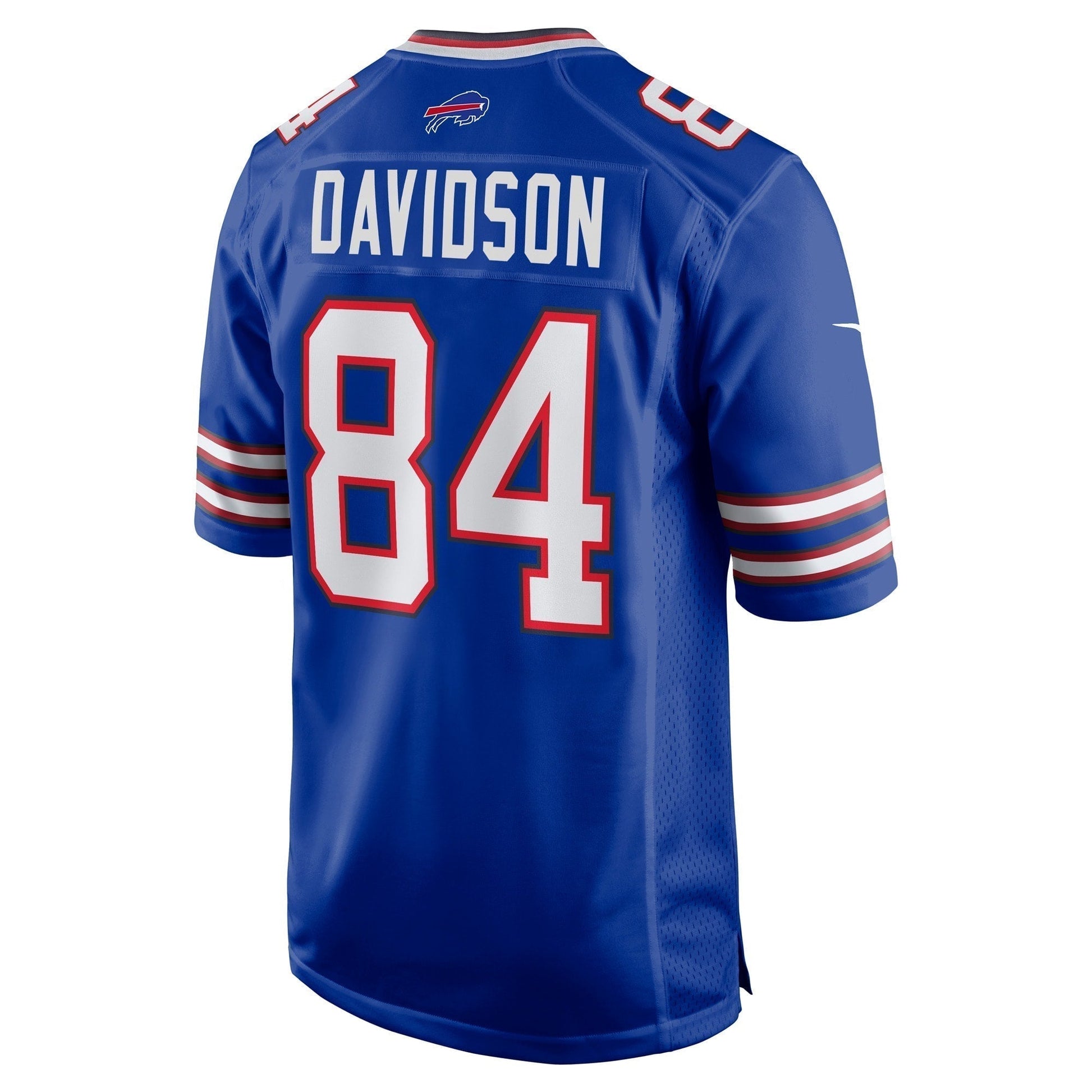 Zach Davidson Buffalo Bills Game Jersey - Royal football jersey product view 3