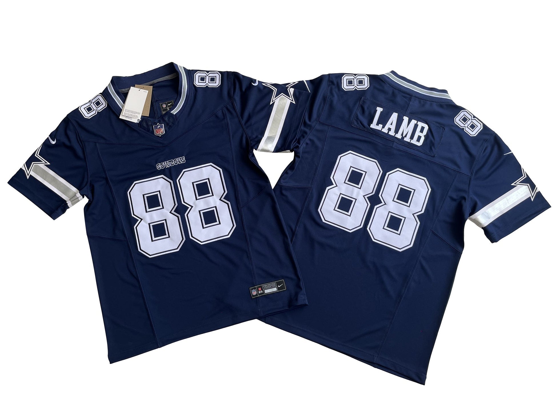 Dallas Cowboys 88# CeeDee Lamb Limited Jersey-Dark blue football jersey product view 1