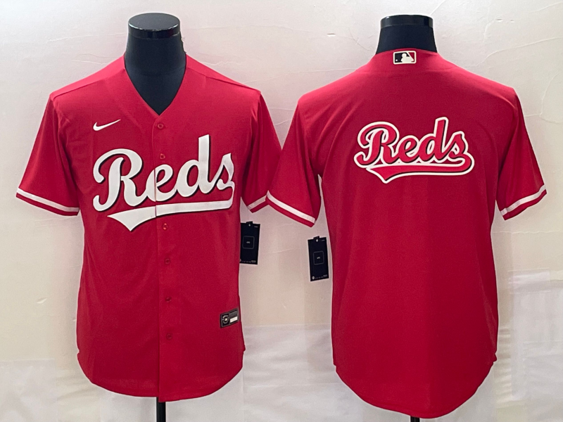Men's Cincinnati Reds Red Alternate Replica Jersey baseball jersey product view 1