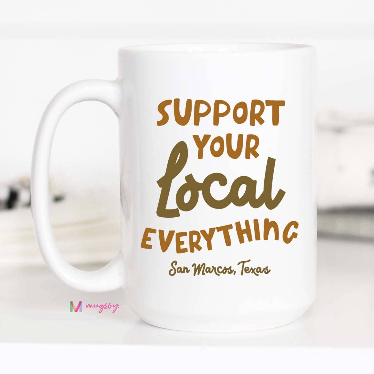 Retro Support Your Local Everything Personalized Mug, City Unisex T-shirt, Sweatshirt, Hoodie, Long Sleeve Tee - T-Shirt, Sweatshirt, Hoodie