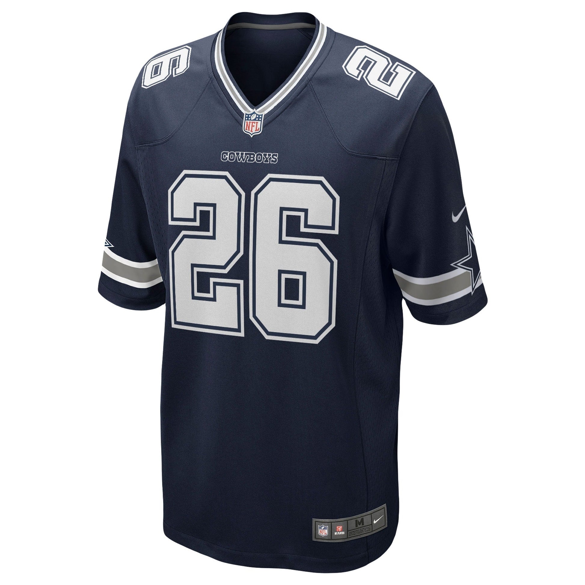 DaRon Bland Dallas Cowboys Game Jersey - Navy football jersey product view 2