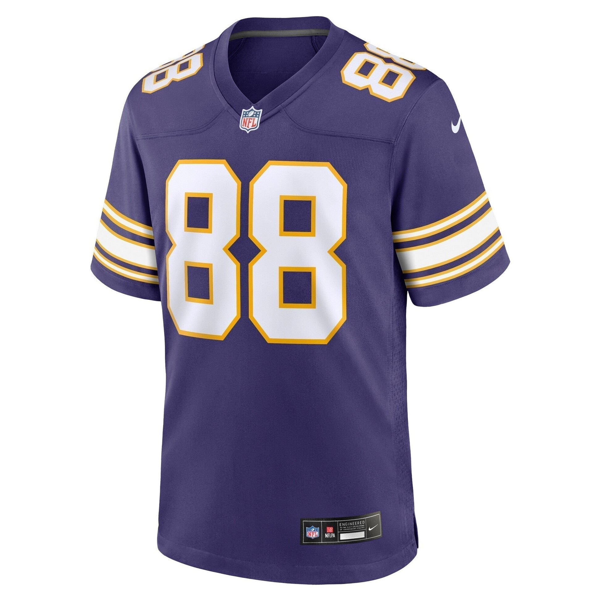 Alan Page Minnesota Vikings Classic Retired Jersey - Purple football jersey product view 2