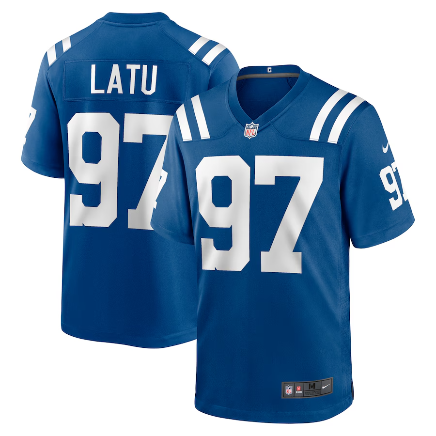 Laiatu Latu Indianapolis Colts Jersey football jersey product view 1