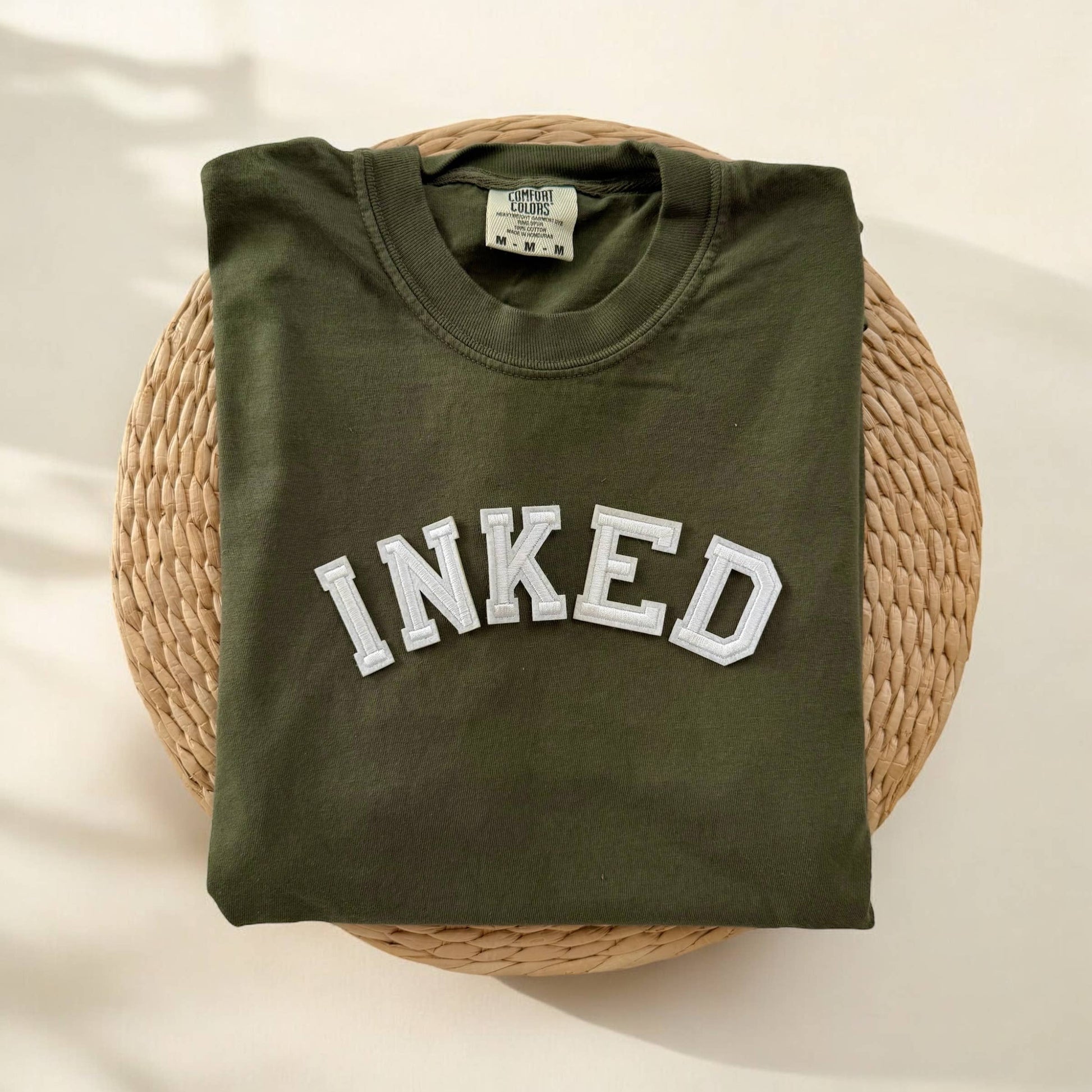 Inked Comfort Colors Short Sleeve Shirt, Tattoo Shirt Unisex T-shirt, Sweatshirt, Hoodie, Long Sleeve Tee - T-Shirt, Sweatshirt, Hoodie