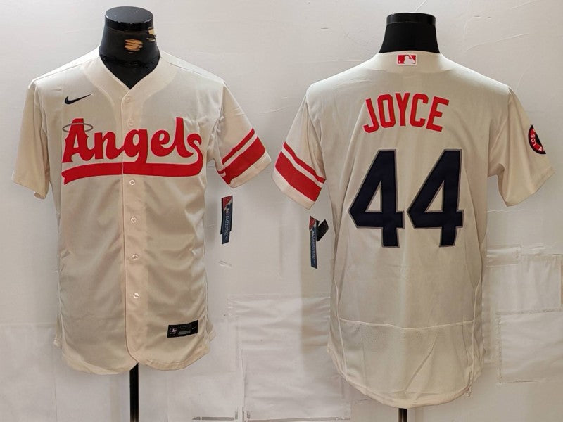 Men's Los Angeles Angels Ben Joyce #44 Cream City Connect Replica Player Jersey baseball jersey product view 1