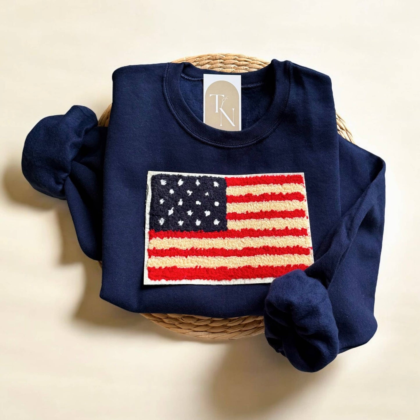 American Flag Sweatshirt, USA Flag Sweater Unisex T-shirt, Sweatshirt, Hoodie, Long Sleeve Tee - T-Shirt, Sweatshirt, Hoodie