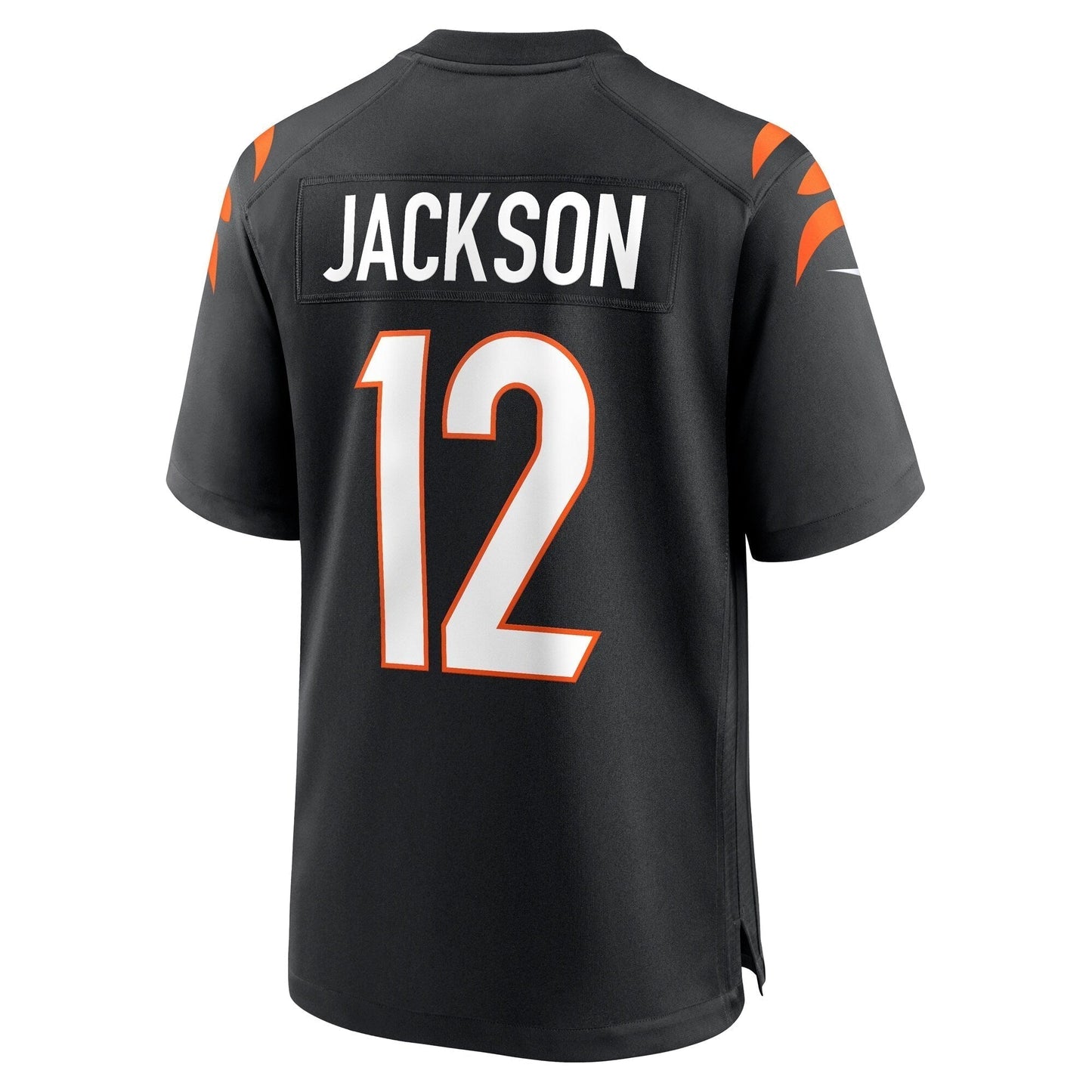 Shedrick Jackson Cincinnati Bengals Team Game Jersey - Black football jersey product view 3