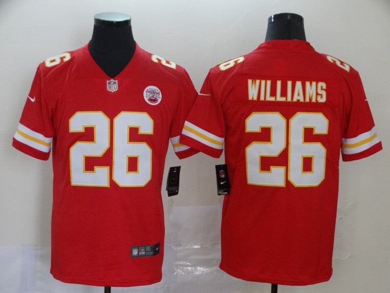 Men's Kansas City Chiefs Damian Williams Red Game Jersey football jersey product view 1