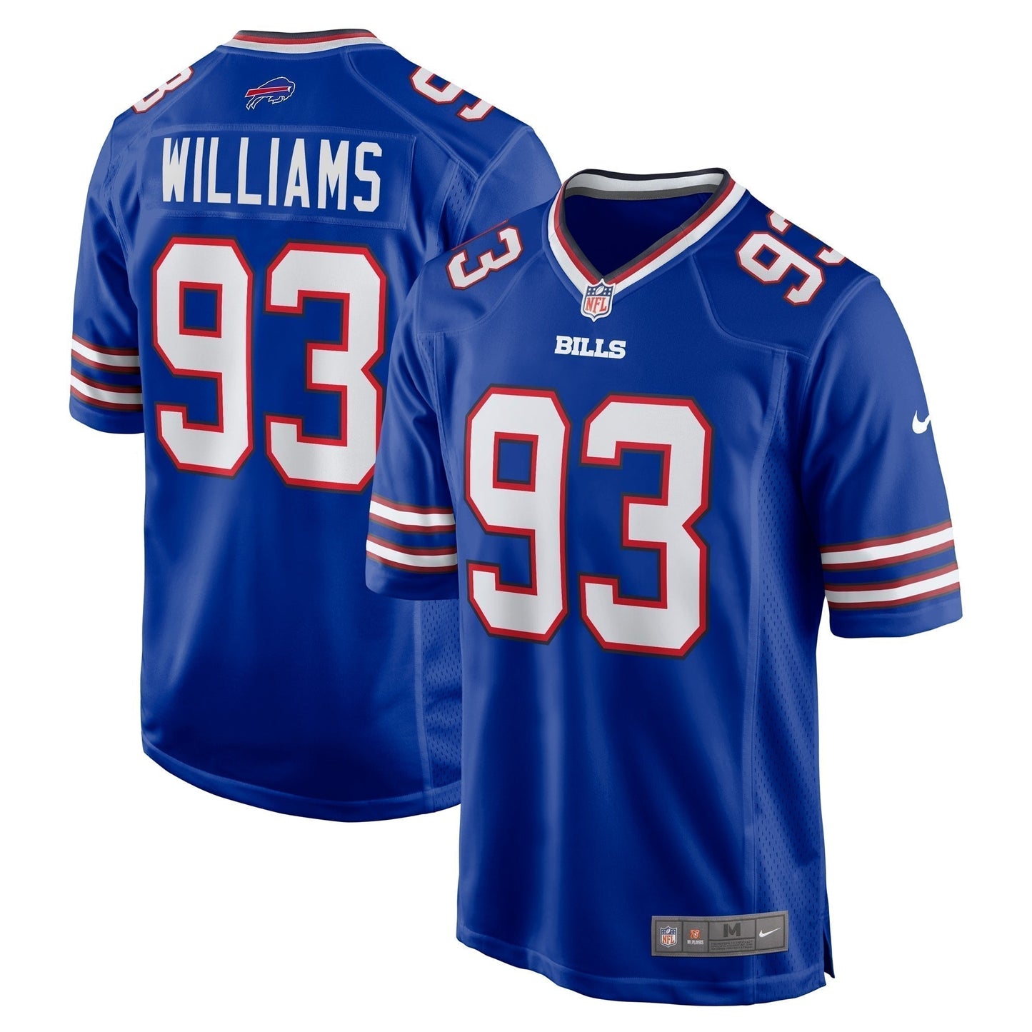 DeShawn Williams Buffalo Bills Game Jersey - Royal football jersey product view 1