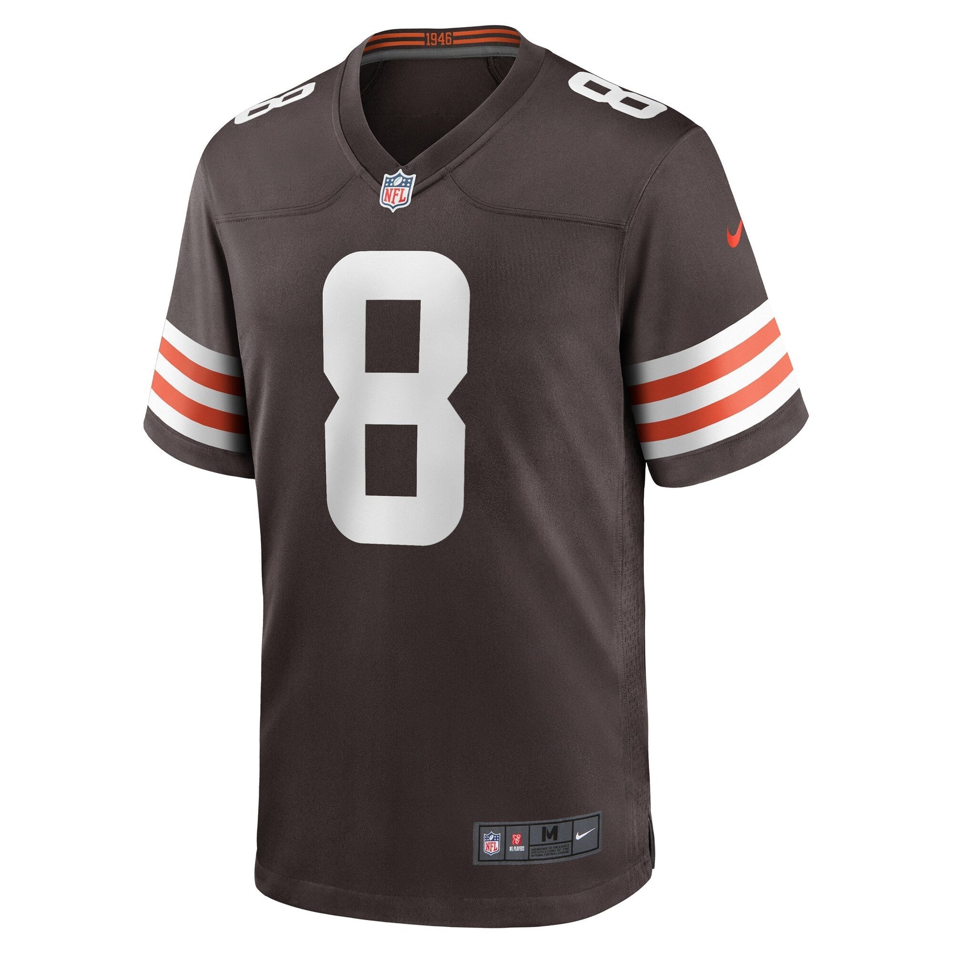 Elijah Moore Cleveland Browns Game Jersey - Brown football jersey product view 2