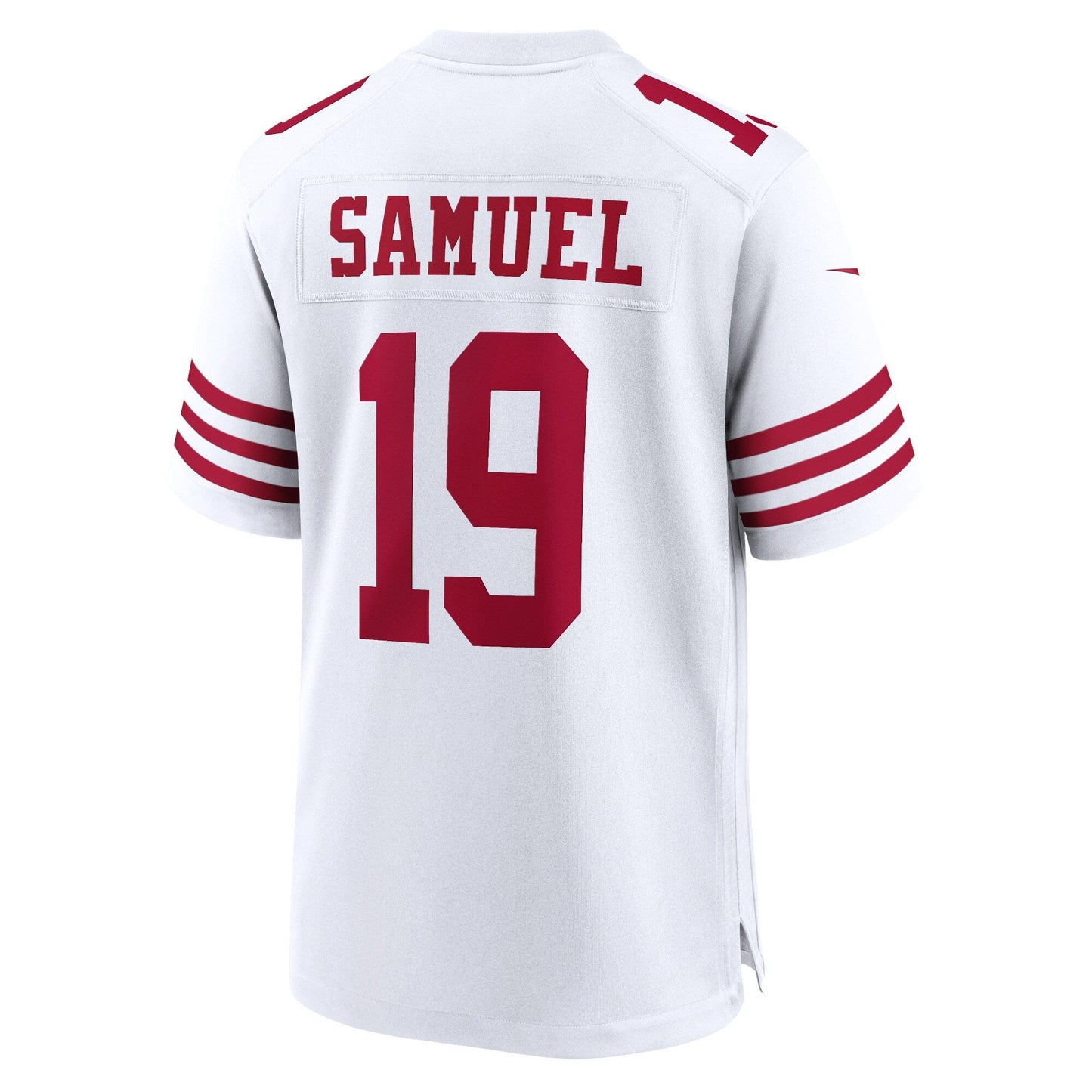 Deebo Samuel San Francisco 49ers Game Jersey - White football jersey product view 3