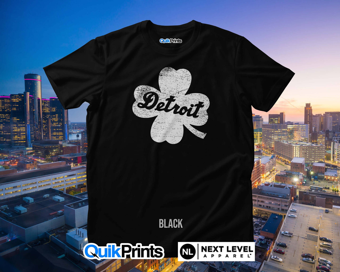 Detroit Clover Vintage T-Shirt Unisex T-shirt, Sweatshirt, Hoodie, Long Sleeve Tee - T-Shirt, Sweatshirt, Hoodie