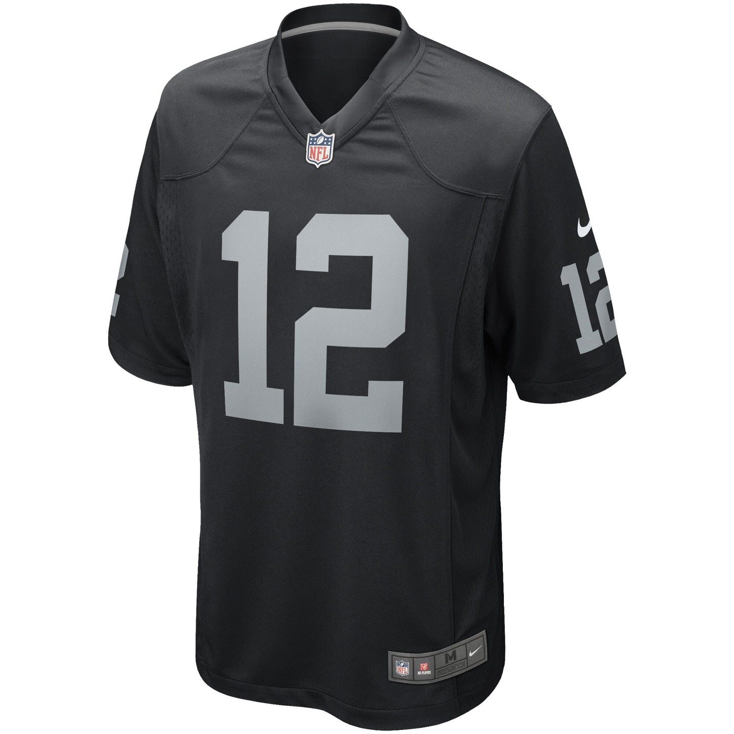 Ken Stabler Las Vegas Raiders Game Retired Jersey - Black football jersey product view 2