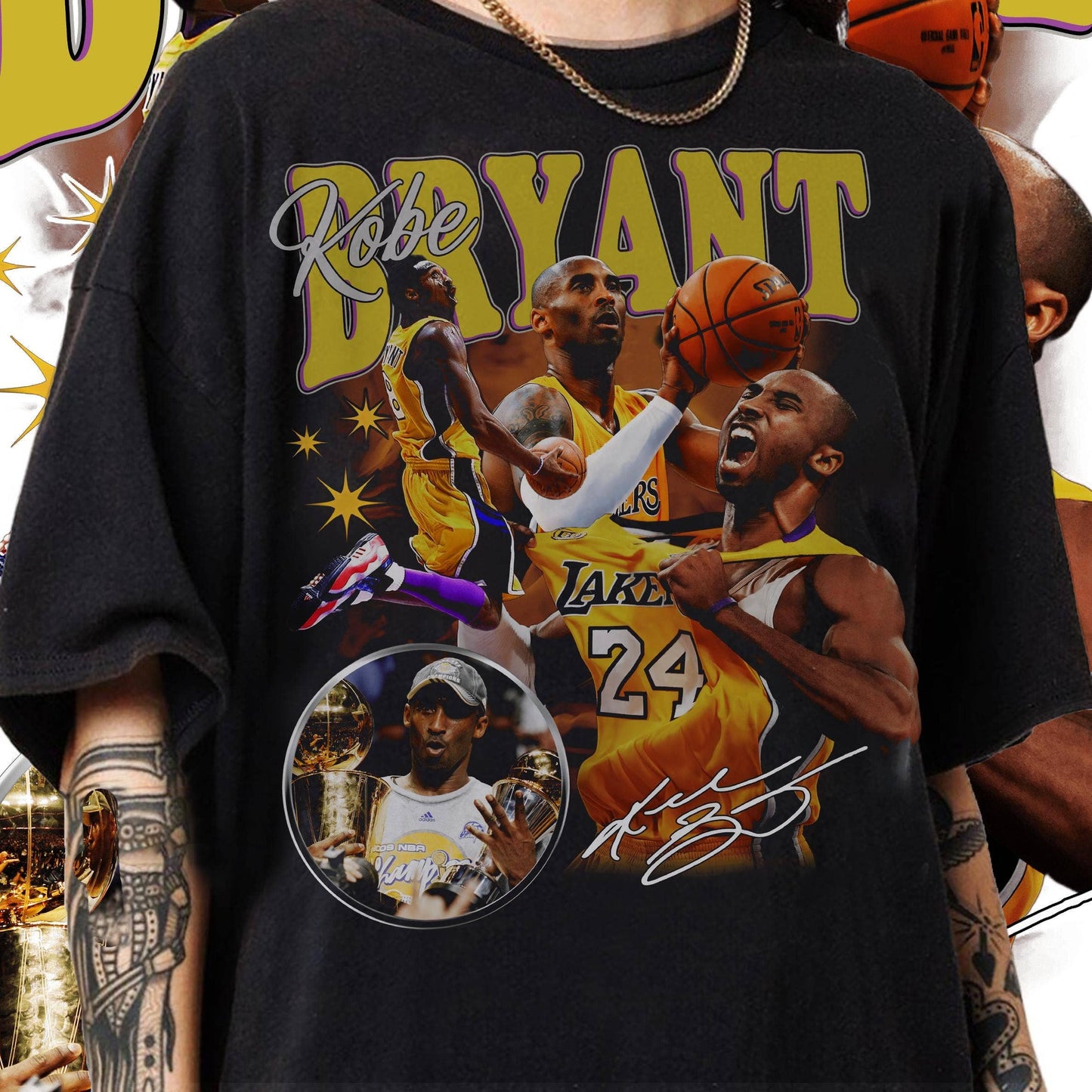 Vintage 90S Kobe Bryant Graphic T-Shirt Retro Unisex Gift Unisex T-shirt, Sweatshirt, Hoodie, Long Sleeve Tee - T-Shirt, Sweatshirt, Hoodie