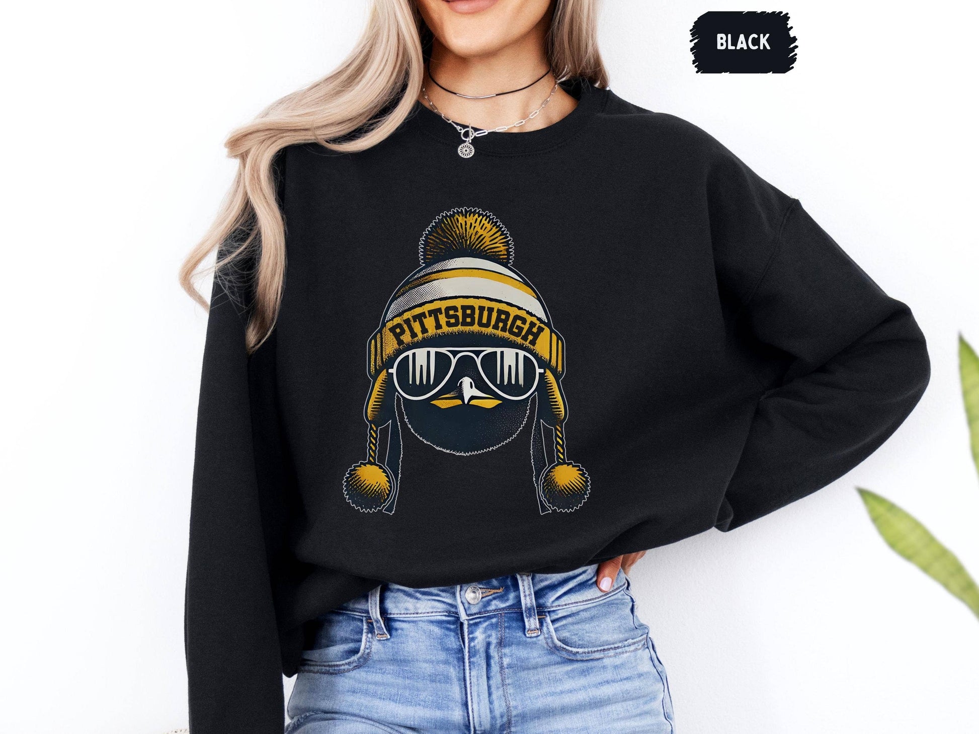 Pittsburgh Hockey Sweatshirt Penguins Fan Gift Hockey Jumper Unisex T-shirt, Sweatshirt, Hoodie, Long Sleeve Tee - T-Shirt, Sweatshirt, Hoodie