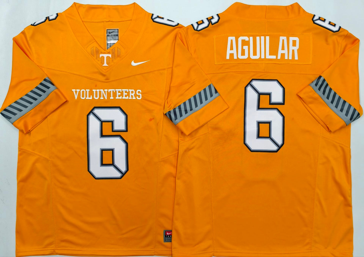 Men's Tennessee Volunteers Joey Aguilar #6 Orange Player Jersey sports jersey product view 1