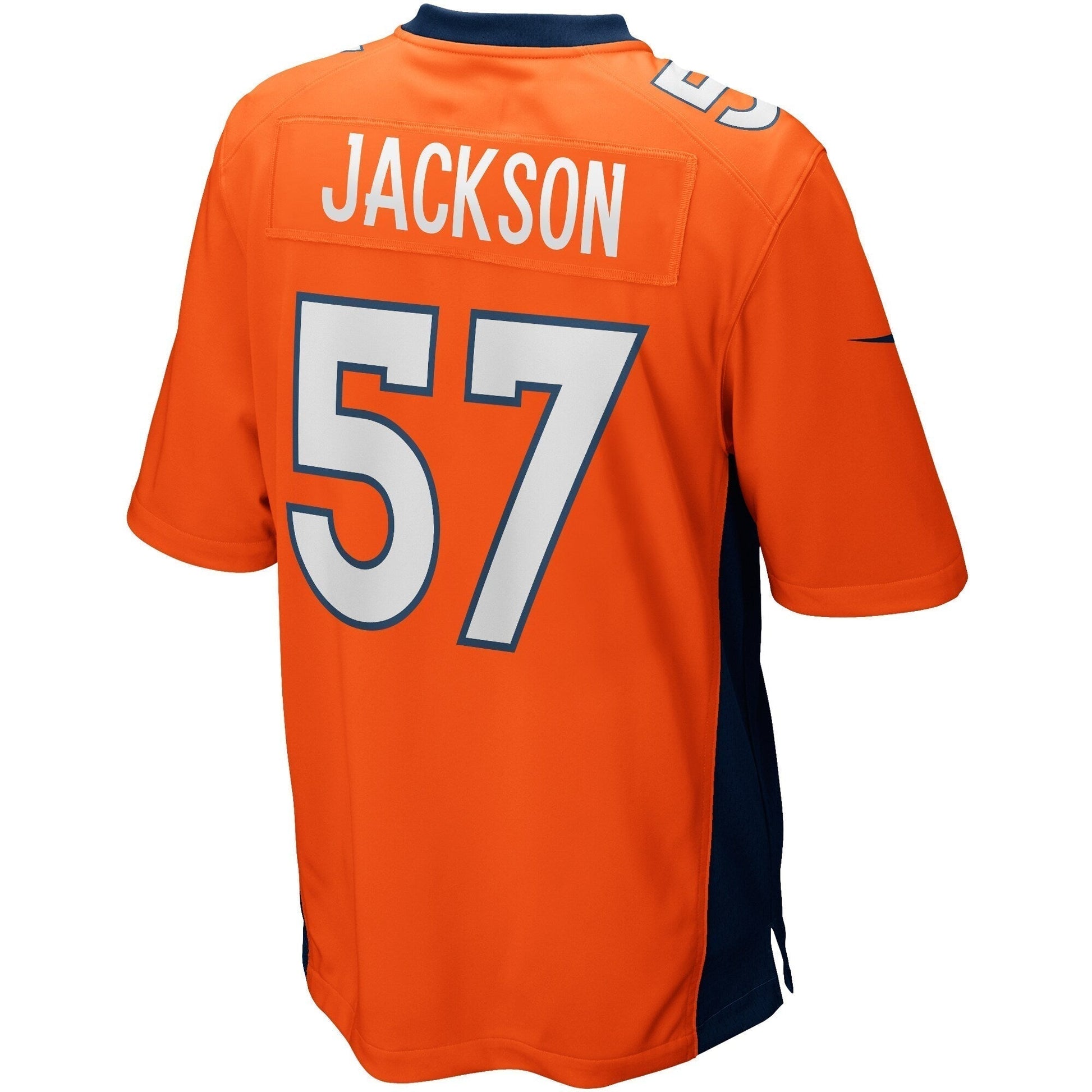 Tom Jackson Denver Broncos Game Retired Jersey - Orange football jersey product view 3
