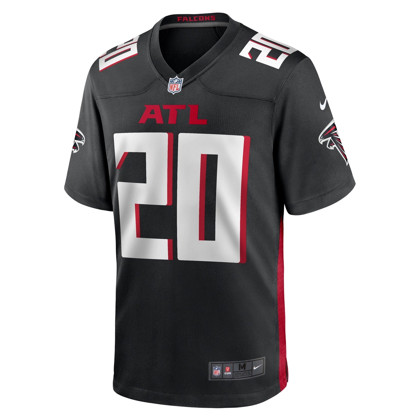 Dee Alford Atlanta Falcons Team Game Jersey - Black football jersey product view 2