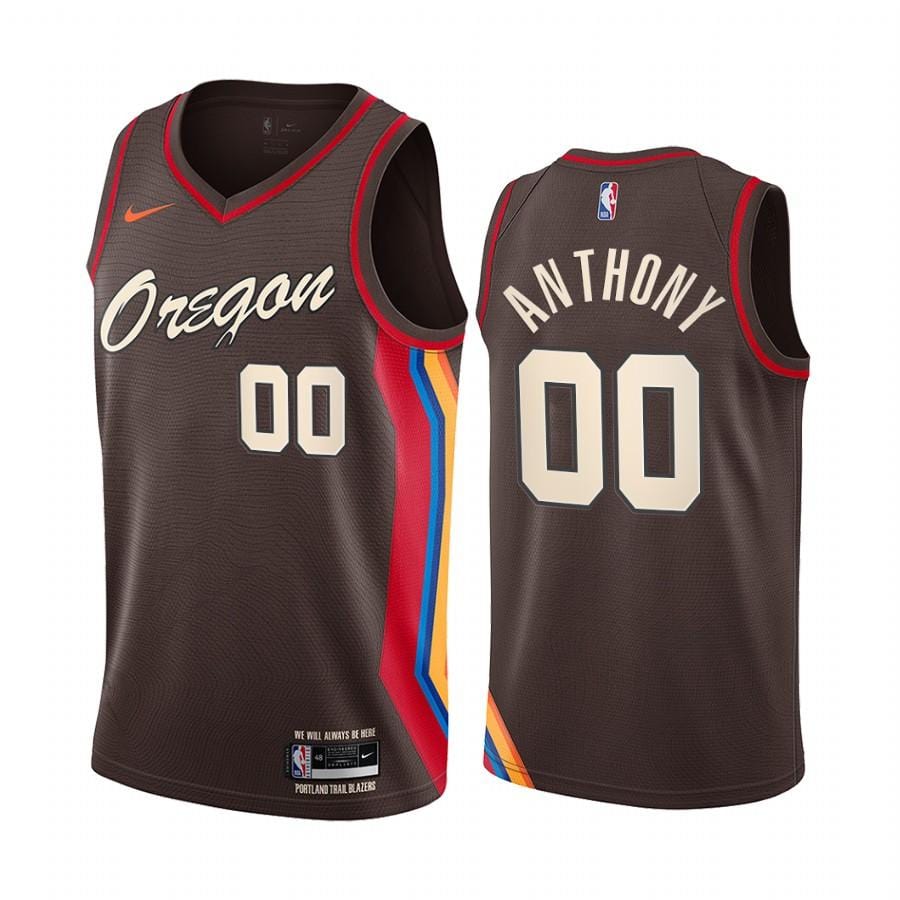 Carmelo Anthony Portland Trailblazers City Edition Jersey basketball jersey product view 1