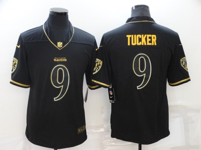 Men's Baltimore Ravens Justin Tucker #9 Back Player Game Jersey1 football jersey product view 1