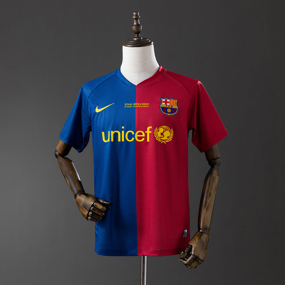 Barcelona 08/09 UEFA Champions League Home Retro Jersey sports jersey product view 1