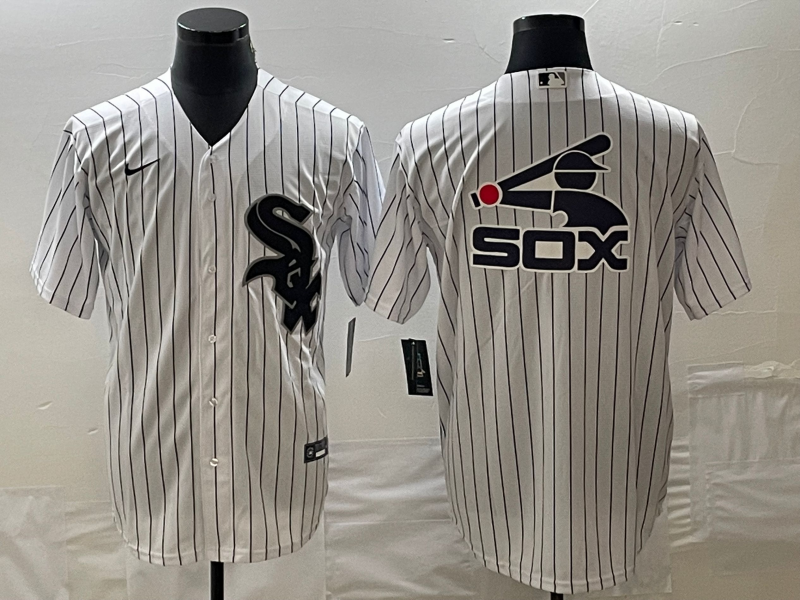 Men's Chicago White Sox White Home Replica Player Jersey1 baseball jersey product view 1